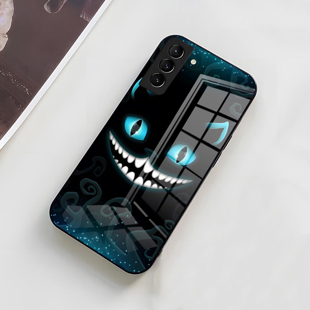 

C-Чеширський Кіт Крутий Чохол Для Телефону Samsung A56 A36 A26 A16 A15 A25 A35 A55 A14 A34 A24 A54 Скляний Чохол Samsung A15