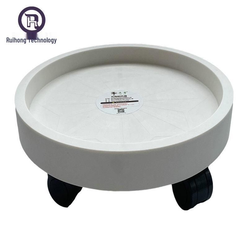 Large Rolling Flower Pot Base with Thickened Plastic Tray and Universal Wheels