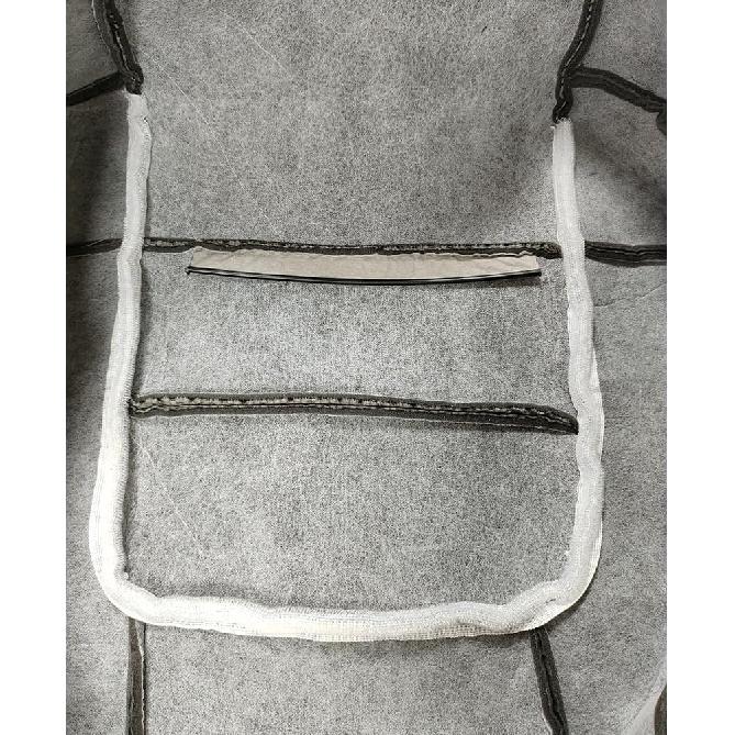 Driver Side Bottom Replacement Cloth Seat Cover Gray Compatible with Ford F150 XLT 2001 2002 2003
