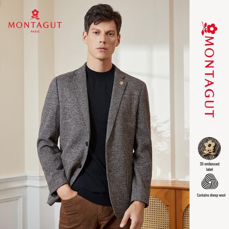 Мужской деловой пиджак MONTAGUT из смесовой шерсти 54