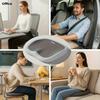 Uzun Süre Oturmak İçin Ergonomik Hafızalı Köpük Koltuk Minderi - Ayarlanabilir Kalça ve Bel Destek Pedi - Ofis, Araba ve Ev Kullanımı İçin Taşınabilir Sandalye Matı