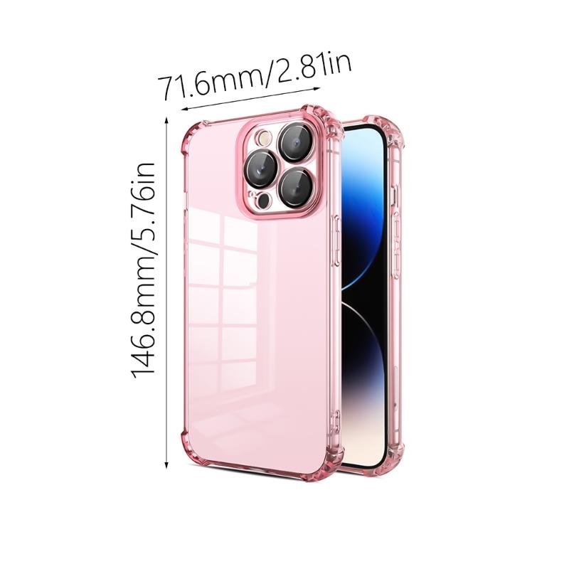 Protective Bumper Skin Clear Case Flexible Mobile Phone TPU Cover for Phone 13 Full Coverage Housing Scratch Resistant