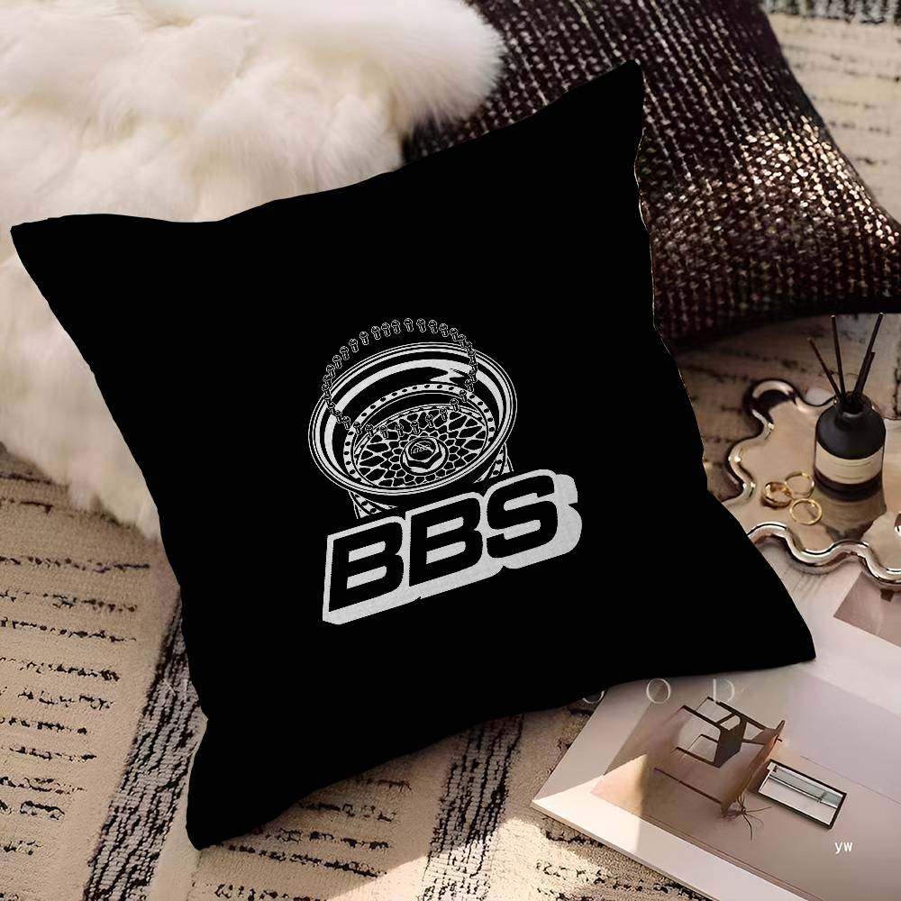 Bbs Racing Car Cushion Cover Inches Farmhouse Decor Home Throw Pillow Covers For Couch Decorations