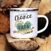 Best Dad In The World French Print Enamel Mug Outdoor Water Cup Drink Milk Coffee Cups Camping Mug Festive Birthday Gift for Dad
