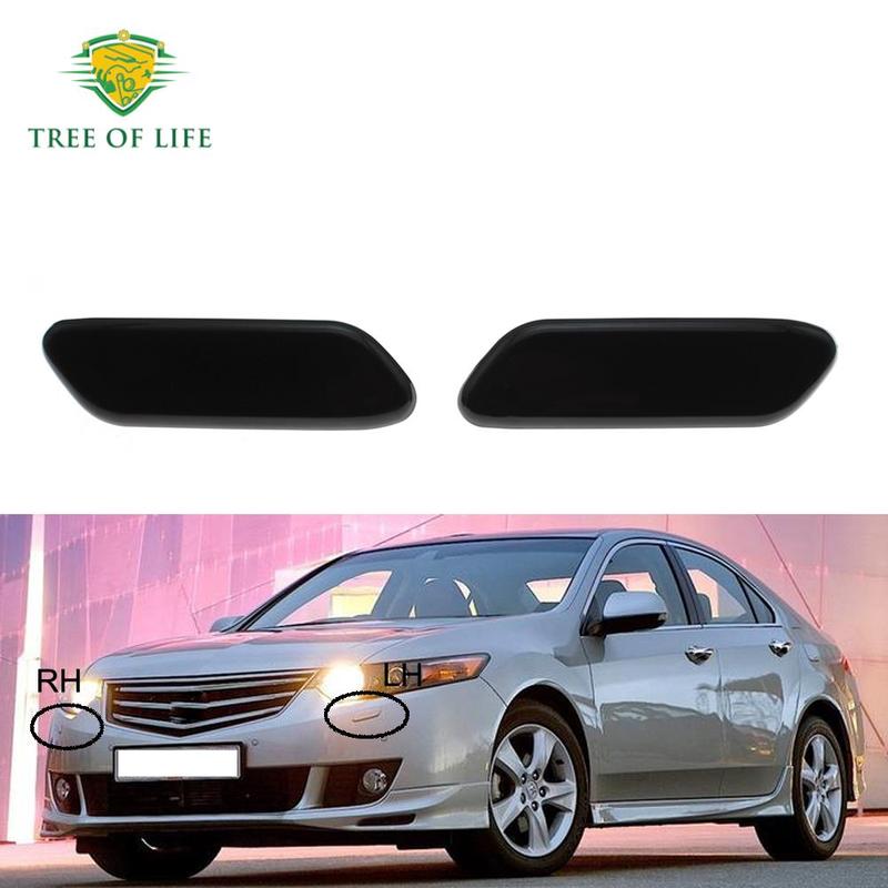 Front Bumper Headlight Headlamp Washer Nozzle Cover Cap For Honda Accord Spirior CU1 CU2 2008 2009 2010 2011 2012