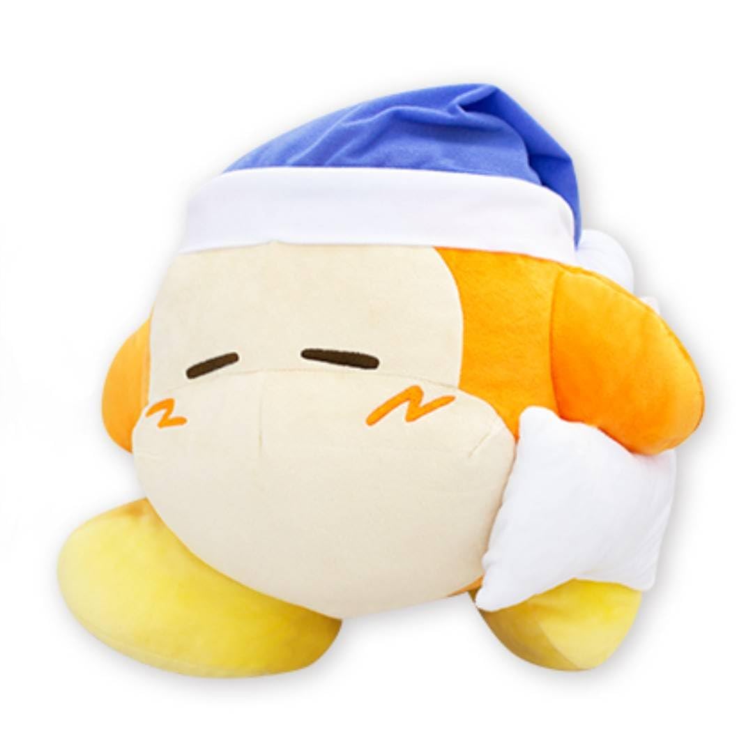TAITO Kirby PUPUPU FRIENDS БОЛЬШАЯ Плюшевая Игрушка Спящие Вместе Уоддл Ди - (Отдельный предмет)