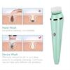 4 In 1 Electric Facial Cleansing Brush Sonic Waterproof Rotate Rechargeable Face Cleaning Device Pore Cleaner Skin Care Tool