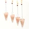 Orgonite Dowsing Pendulum Rose Quartz Chakra