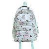 Schoolbag New Backpack Japanese Versatile Printed Calf Junior High School Girls College Students Cute Large Capacity Backpack Oblique Span Bag