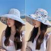 New Women's Summer Double-sided Large Brim Sun Hat Temperament Versatile Sun Protection Hat Face Protection UV Sun Hat