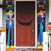 Skeleton Couple Couplet Festive Halloween Hanging Door Curtain Party Decoration Hanging Flags Mexican Porch Sign For Doorway