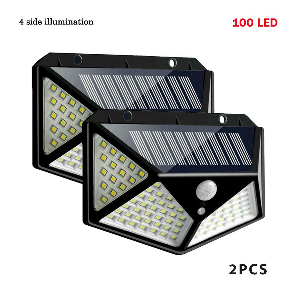 1/2/4/6/8/10PCS Multifunctional LED Solar Lights With Motion Sensor Outdoor Waterproof Decoration 180 Degree Lighting Wall Lamp