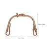 Manico Sostitutivo in Rattan Rustico per Teiera 9-11 Cm Manico a Cestello Oscillante per Brocca da Tè Kettle in Ghisa Manico Resistente al Calore Vintage