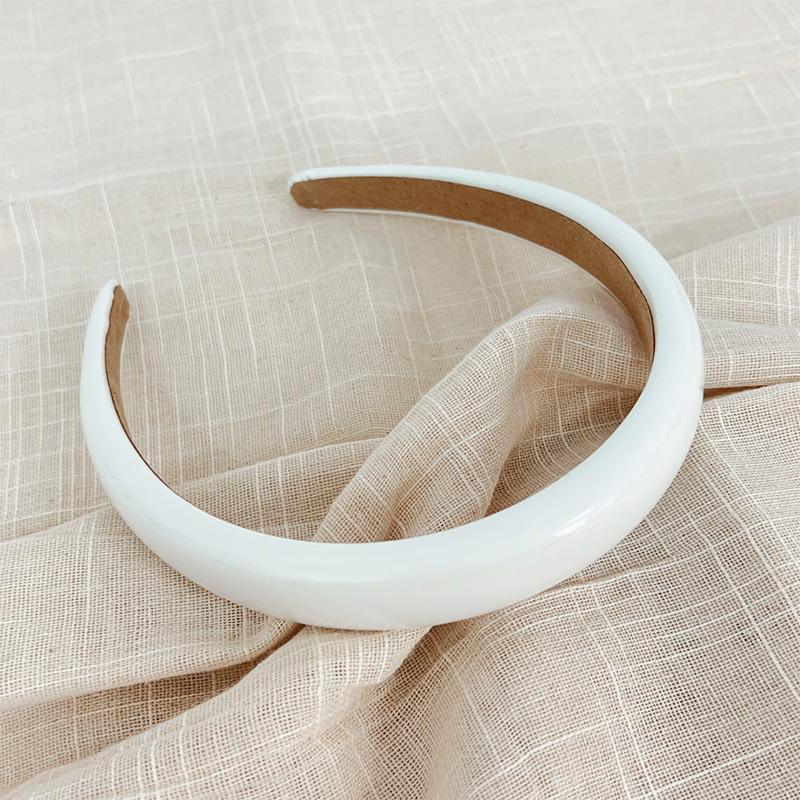 

Модные женские ПУ повязки на голову 2 см, губки из синтетической кожи, резинки для волос для женщин и девушек, повседневные аксессуары для волос