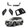 21-22 Nissan X-Trail Rogue Ramka nawiewu, uchwytu na kubek, kierownicy i lampki do czytania