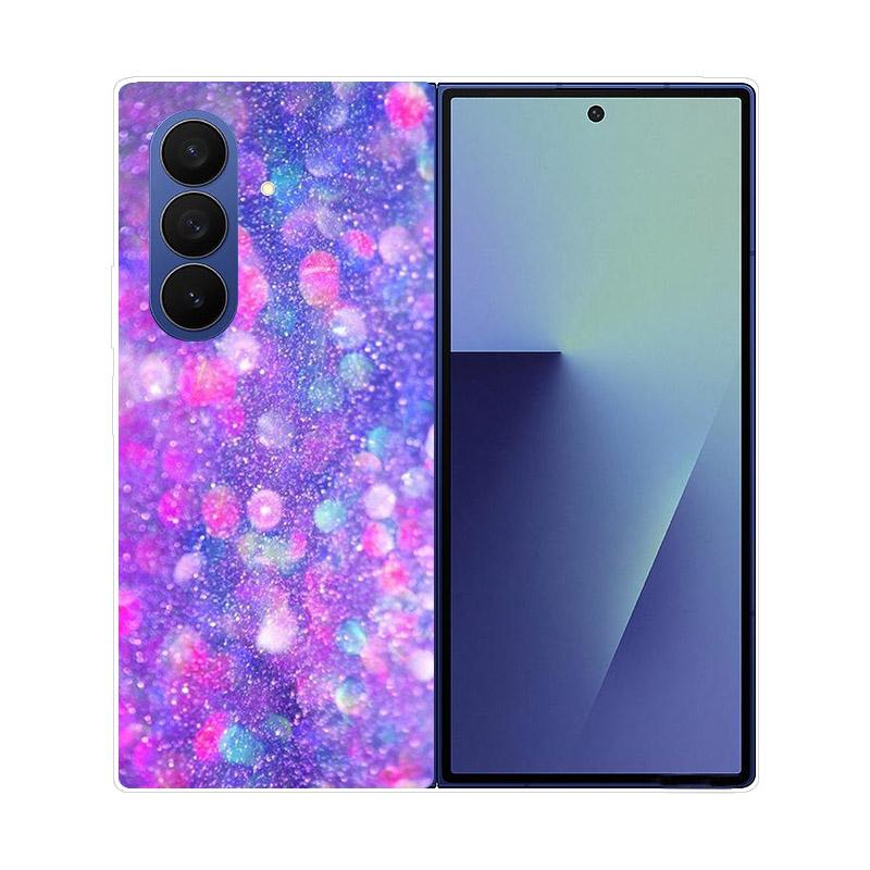 Transparent Folding Phone Case For Samsung Galaxy Z Fold 6 7 Clear Shockproof Hard PC Cover For Samsung Z Fold7 Fold6 Shell Capa