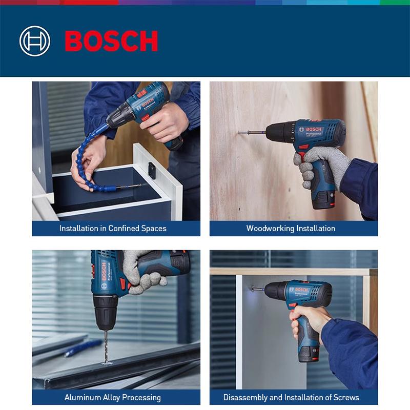 Bosch Accessory Bits Set Compatible with Bosch GSB Series 12V Li-Ion Drills