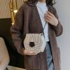 Women's Bag Autumn 2025 New Korean Version Fashion Rivet Shoulder Bag Niche Retro Versatile Chain Small Square Bag