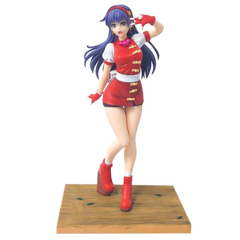 The Fighters Series Anime Figure Lori Yagami Kyo Kusanagi Asamiya Athena Game Peripheral Action Model Toys SNK king of 98 Poseable Articulated Scale