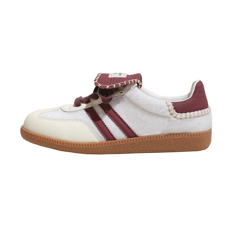 Knock cost-effective~ Classic retro round head versatile casual women's spring little white shoes casual shoes