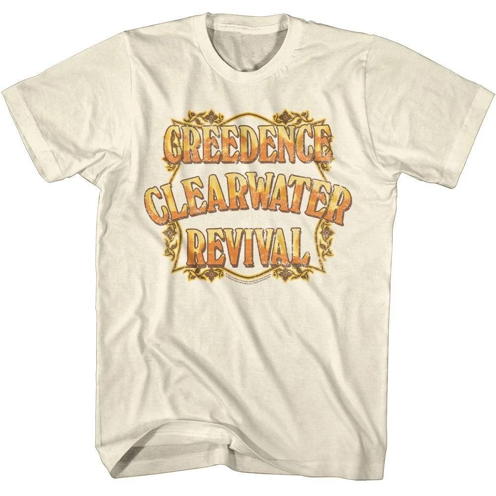 Creedence Clearwater Revival Burning Logo Men s T Shirt S