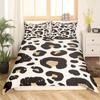 Brown Leopard Cheetah Printed Duvet Cover for Kids Teen Boys Girls Man Women Bedroom Decor Africa Wild Animal Theme Bedding Set