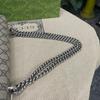[Pre-Owned] Dionysus Chain Tiger Head Buckle Logo Canvas And Leather Shoulder Bag Small - Very Good #39E26M