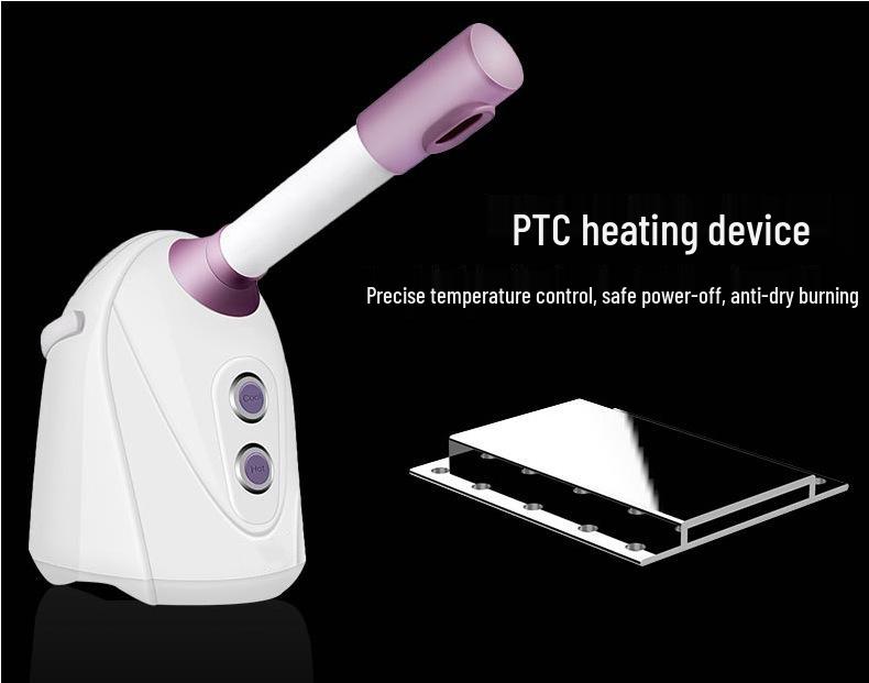 Lanqi Desktop Hot & Cold Facial Ion Spray Steamer American Plug
