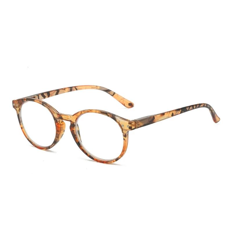 Large Frame Round Reading Glasses High-definition Flower Spring ladies Presbyopia Glasses Middle-aged and Elderly Glasses