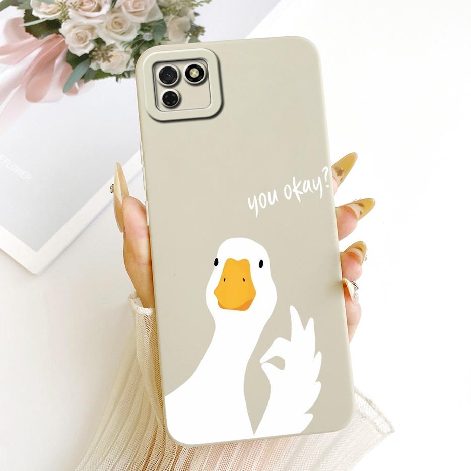 For Huawei Y5p Case Honor 9S DUA-LX9 Cute Cat Duck Cartoon Cover Soft Silicone Phone Case For Huawei Y5p Honor9S Back Cover Bags
