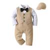 Tuta Intera Bambino Stile Britannico - Monopezzo Primavera/Autunno Abbigliamento Neonati