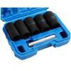 6pcs 1/2 Inch Square Drive Socket Wrench Damaged Nut Remover Set Sockets Bolt Nut Removal Extractor Lug Tool Locking Wheel