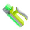 Corner Scrubber Brush V Shape  S Mirror Water Wiper Scrape and Brush for Shower Bathroom Tiles Kitchen Household
