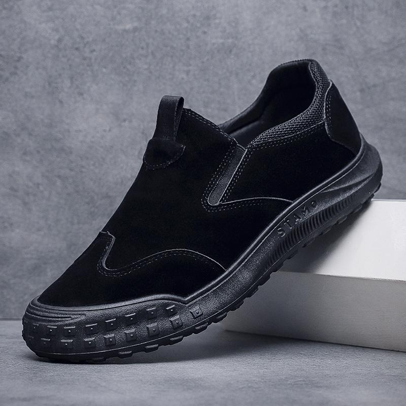 

Новые повседневные рабочие туфли с мягким верхом и ленивыми ботинками 2024 года, бестселлер, роскошная мужская обувь для общения, популярная обувь, кроссовки для бега 44 чёрный