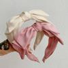 PROLY New Fashion Women Headband Double-Layer Bow Knot Hairband Classic Point Headwear Girls Summer Hair Accessories