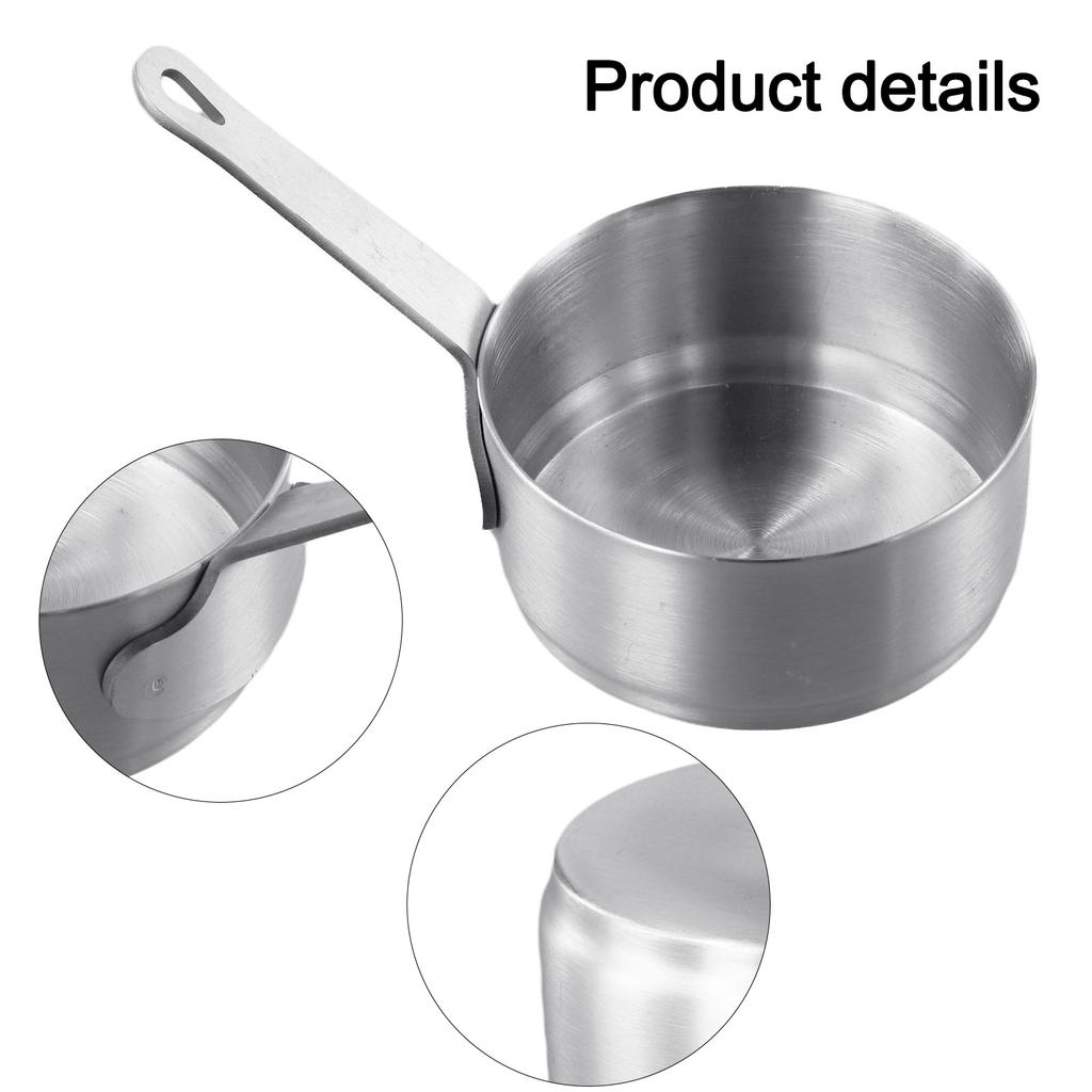Convenient Stainless Steel Small Saucepan NonStick Pan for Boiling Milk