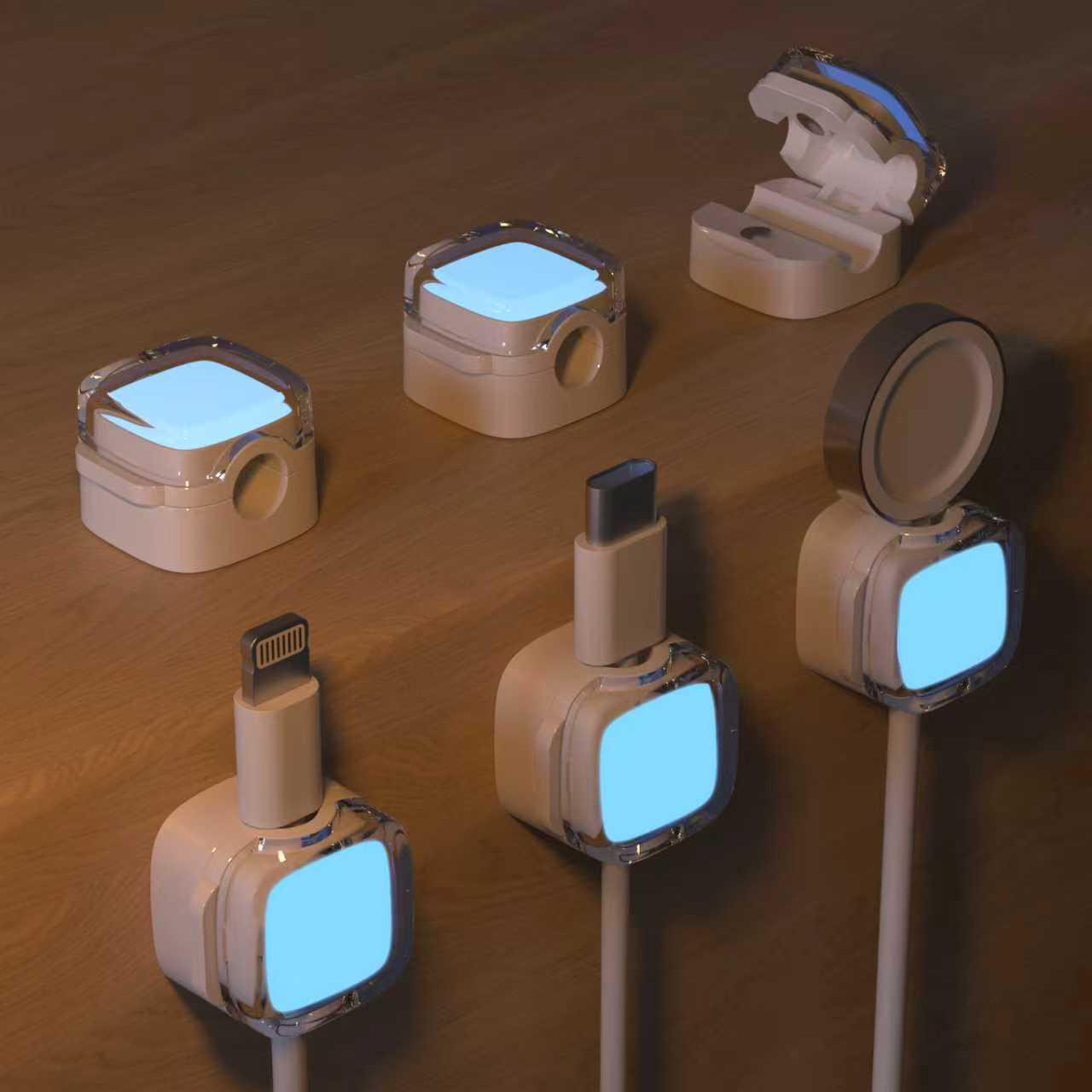 

Luminous Magnetic Cable Organizer Clips