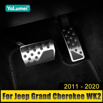 Für Jeep Grand Cherokee WK2 2011 2012 2013 2014 2015 2016 2017 2018 2019 2020 Auto Accelerator Bremspedale Abdeckung Trim Fall pads