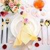 Flower Napkin Rings Set of 6, Rose Napkin Buckles Dinner Napkin Holder for Valentine's Day,Wedding, Parties Table Decoration