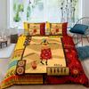 Afrikanische Frau King Queen Bettbezug Retro Exotische Tribal Black Girl Muster Bettwäsche Set Afrika Polyester Quilt Cover Kissenbezug