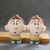 Cute Little Snot Crayon Plush Keychains Cute Plushie Doll Anime Kawaii Toys For Children Pendant Key Chain Gift
