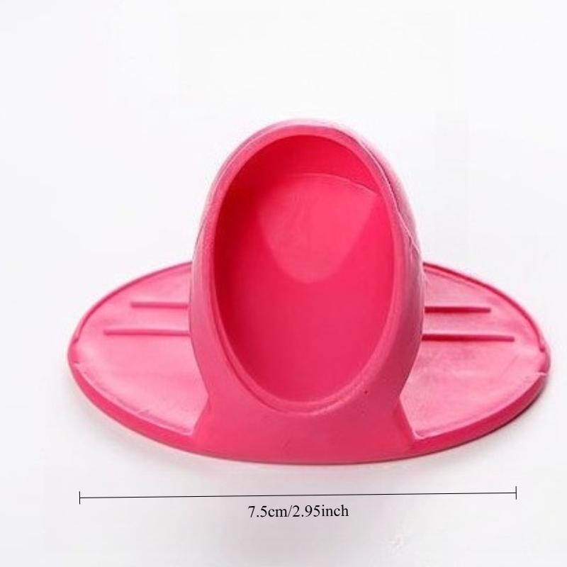 2Pcs Thickened High-Temperature Resistant Silicone Heat-Insulating Finger Cots for Kitchen Use, Scalding Gloves, Microwave Oven and Bowl/Plate Clips