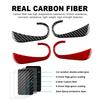 Real Soft Carbon Fiber Cover Trim Sticker For Mercedes Benz Smart 453 Fortwo Forfour 2016-2025 2025 2025 Car Door Inner Handle