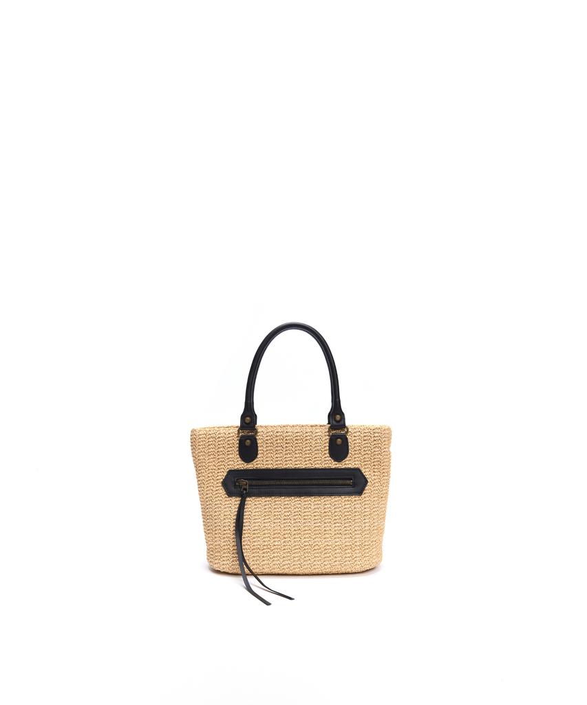 Badgigi Santorini Mini Tote Bag, Black