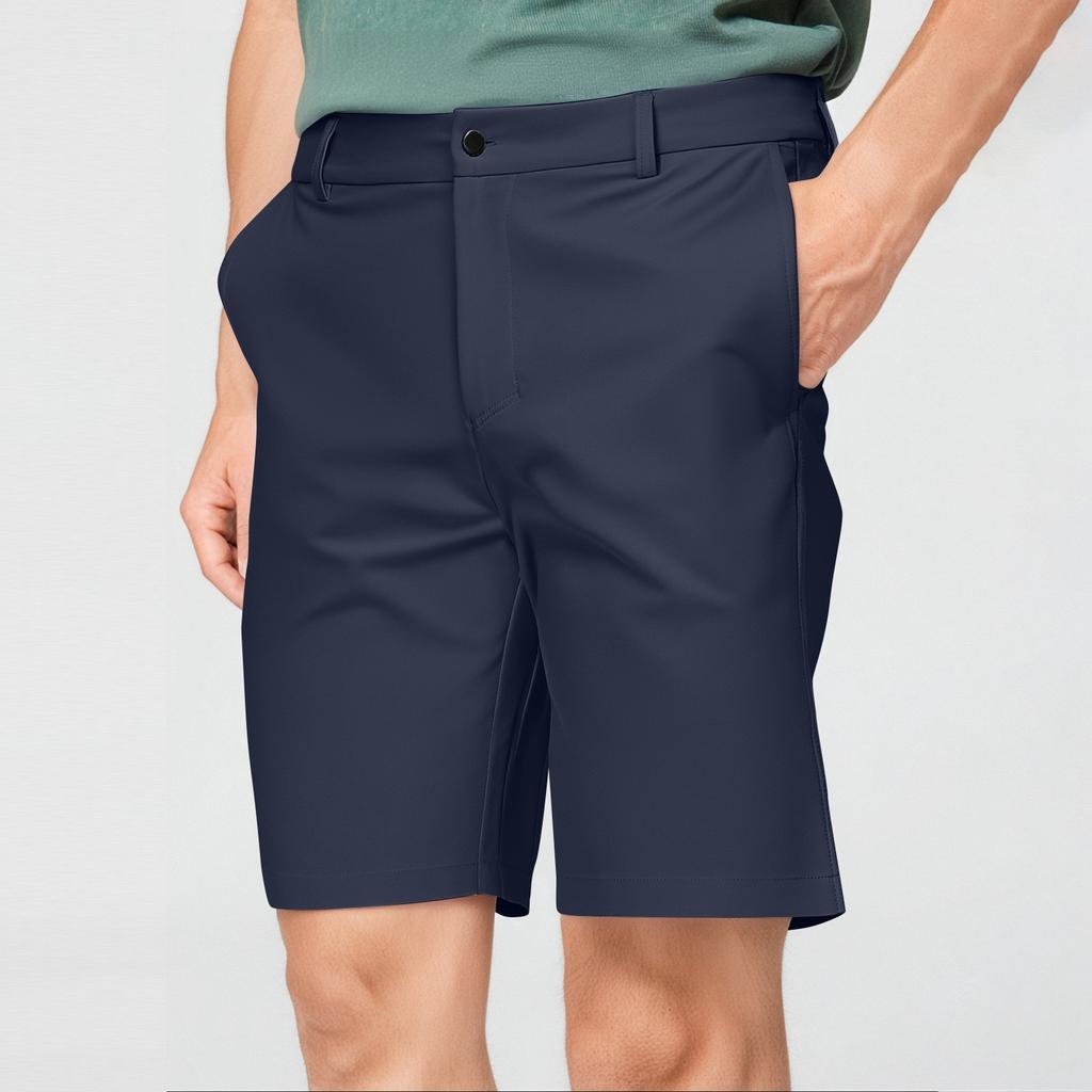 Men's Summer Loose Outdoor Sports Multi-Pocket Cargo Shorts Casual Pants Quarter Pants