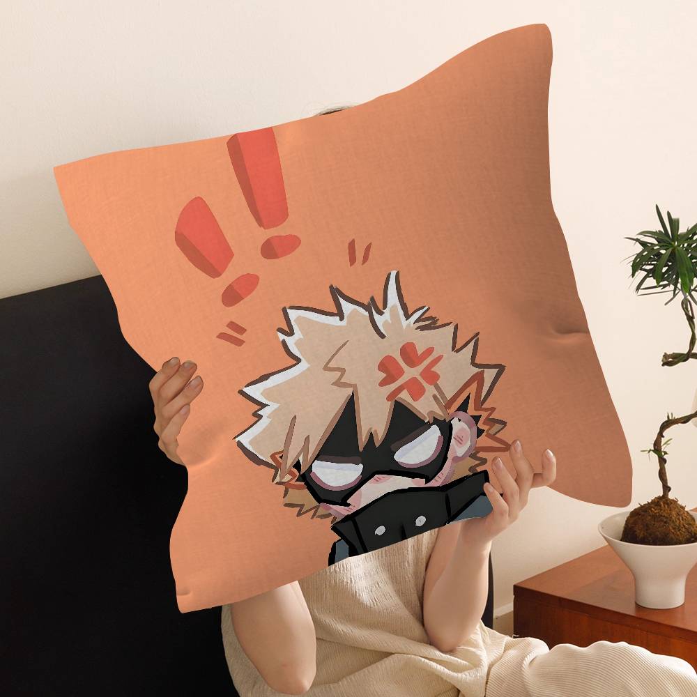 Anime MMy HHero Academia Katsuki Bakugo pillow cover sofa cushion cover home room decoration children gift