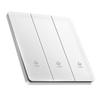 International Electrician 86-Type White Matte Tempered Glass Wall Socket