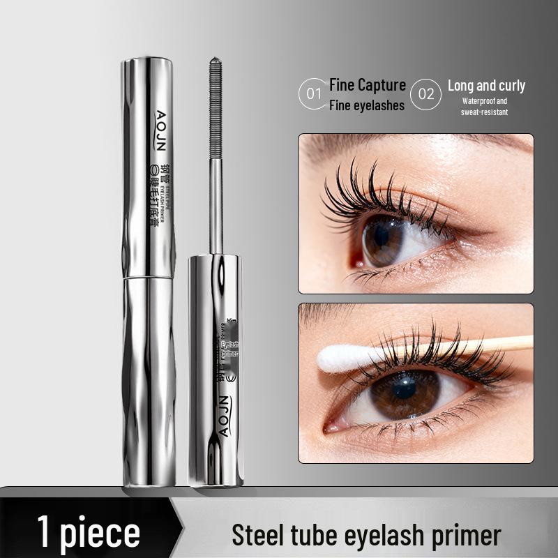 AOJN Waterproof & Smudge-Proof Steel Tube Mascara Primer: Long-Lasting, Lengthening, Curling