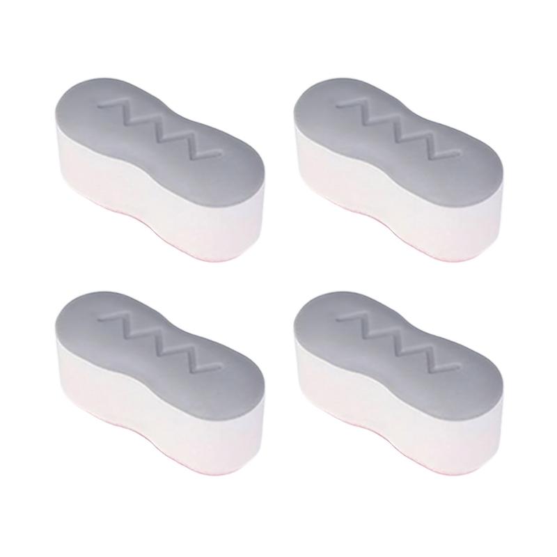 4PCS Toilet Seat Spacers With Strong Adhesive Design Quick Install AntiSlip ABS Toilet Lid Bumper Bathroom Accessories