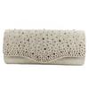 Women Evening Bag Sparkly Glitter Rhinestone Multifunctional Handbag for Dinner Party Wedding Gold Free Size